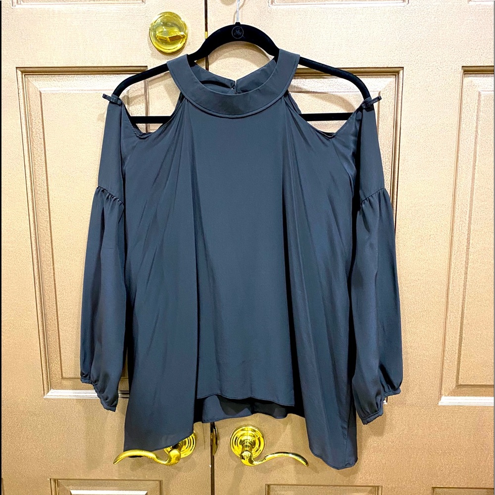 Jennifer Miller Cold Shoulder Long Sleeve Blouse